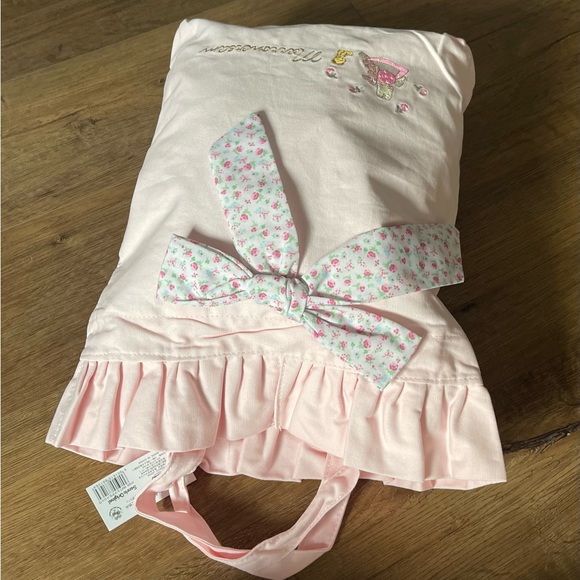 One Left! MARRONCREAM-VERY RARE (NWT) Zipped Pink Canvas Tote Bag with a Ribbon. - Picture 12 of 16